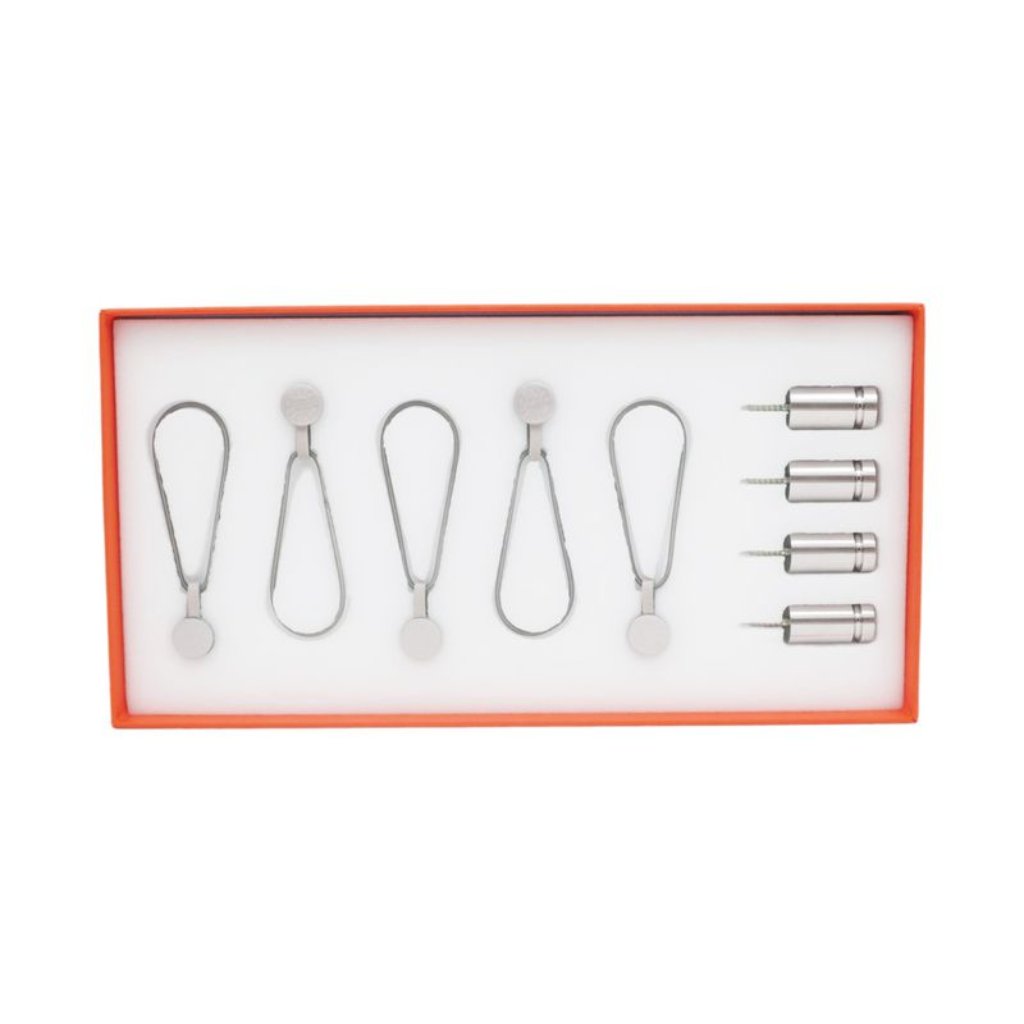 Hermes Hanging Set Wall Hanging Silver Color Interior Accessories